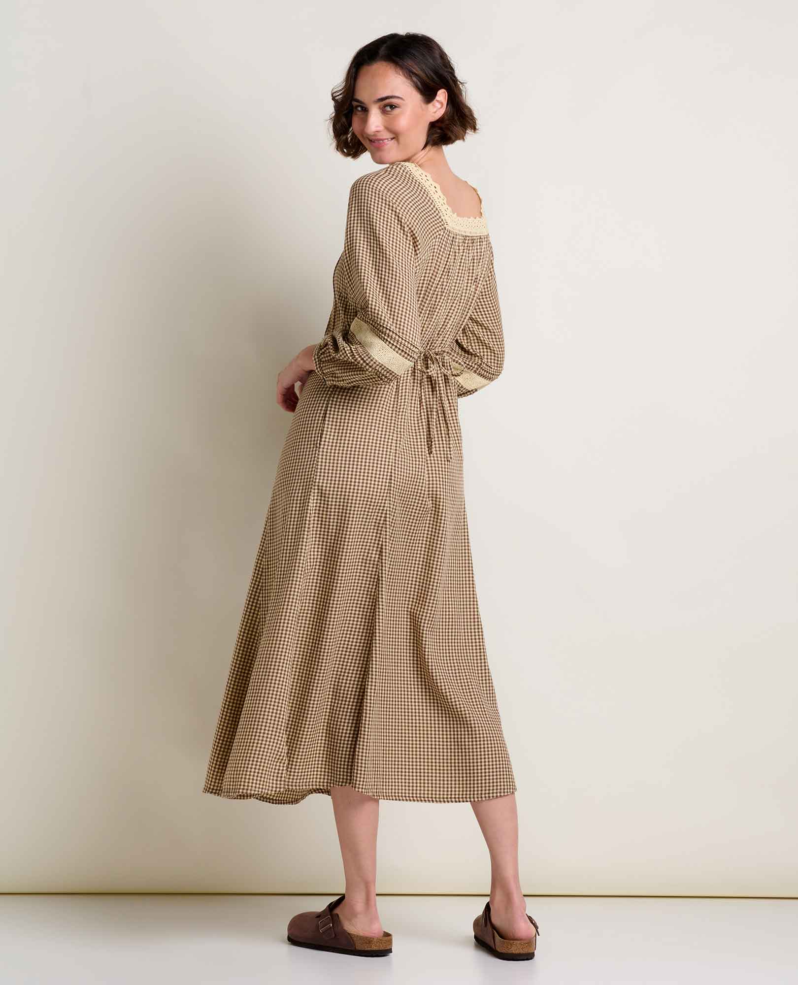 Manzana Square Neck Dress - Coyean