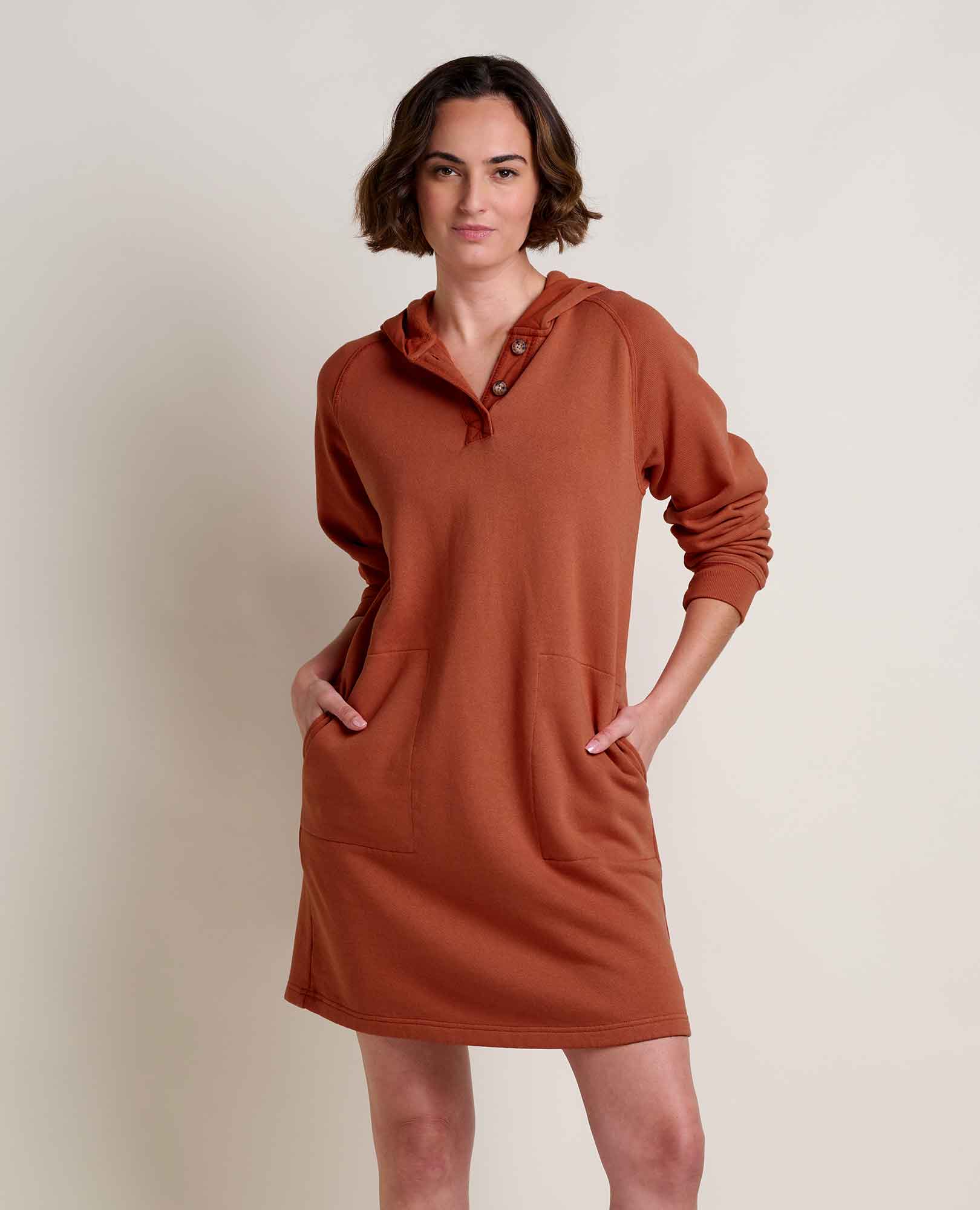 Fernscape Hooded Dress - Coyean