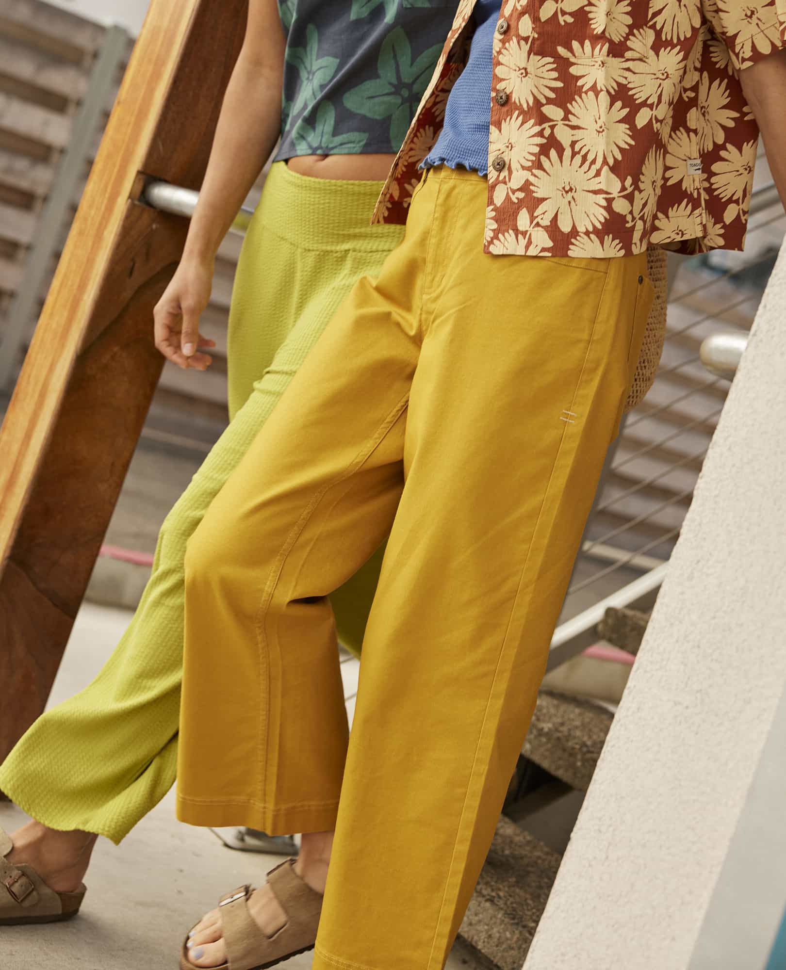 Earthworks Wide Leg Pant - Coyean