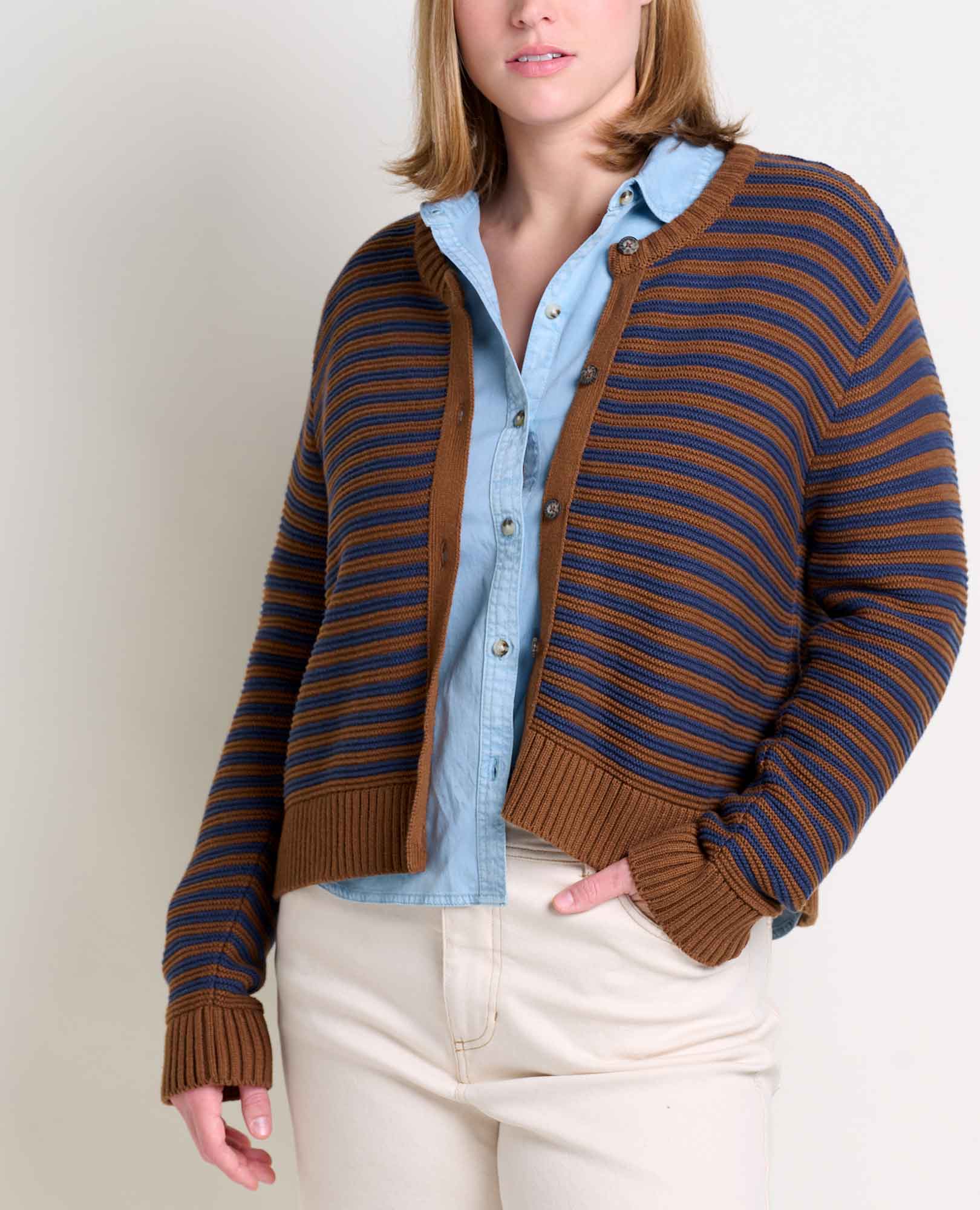 Bianca Crew Cardigan - Coyean