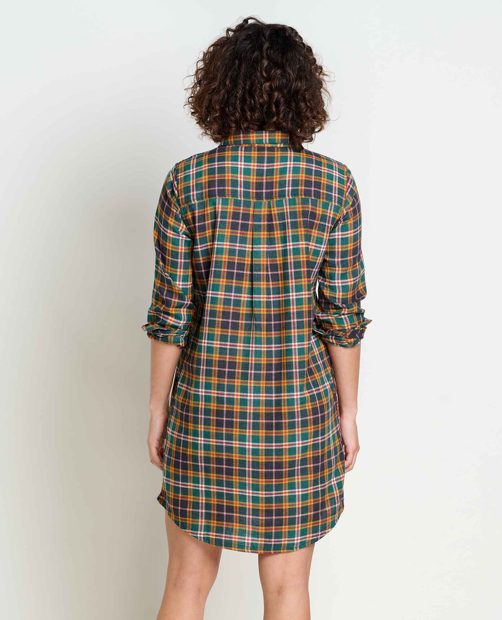 Re-Form Flannel Shirtdress - Coyean