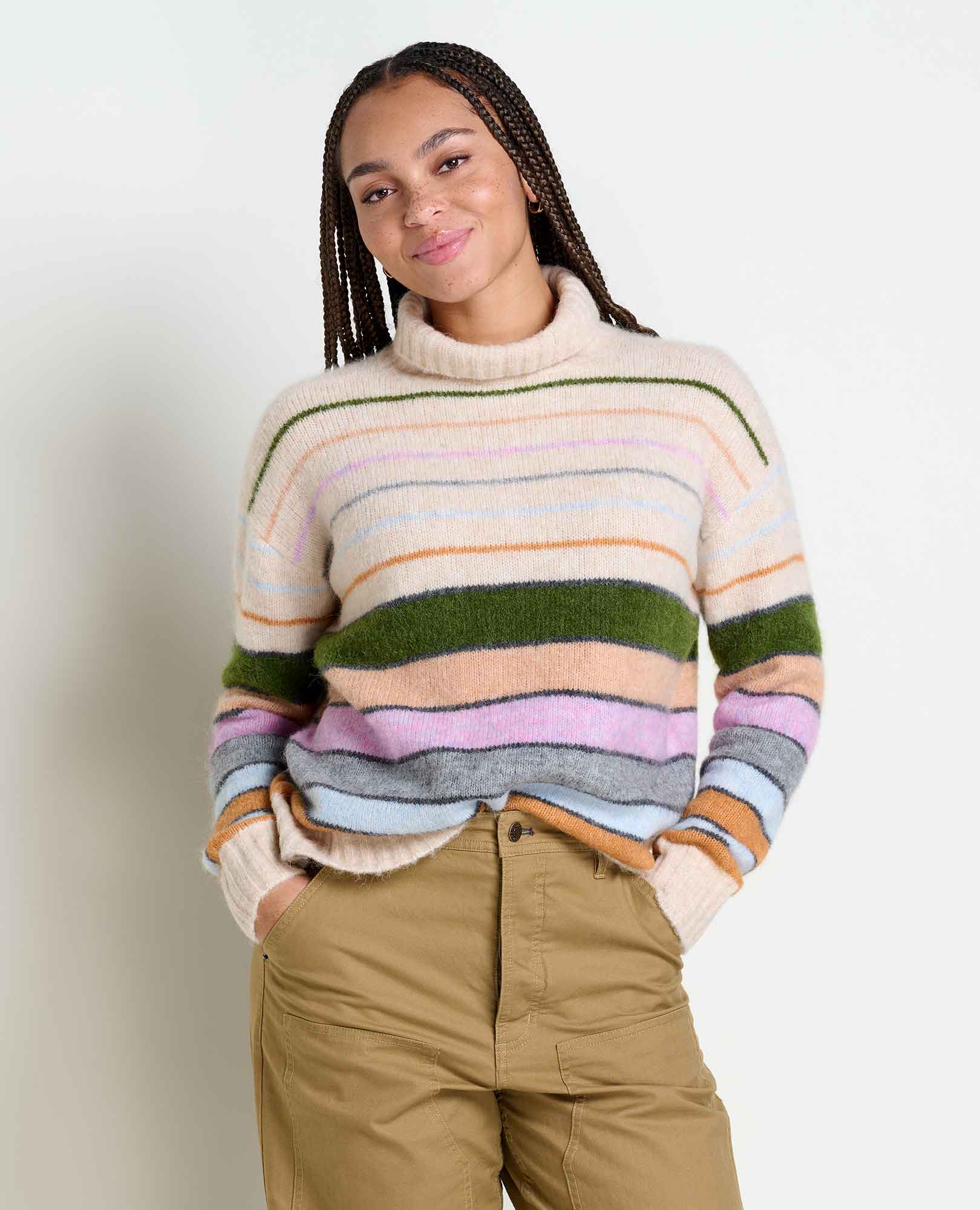 Toddy T-Neck Sweater - Coyean