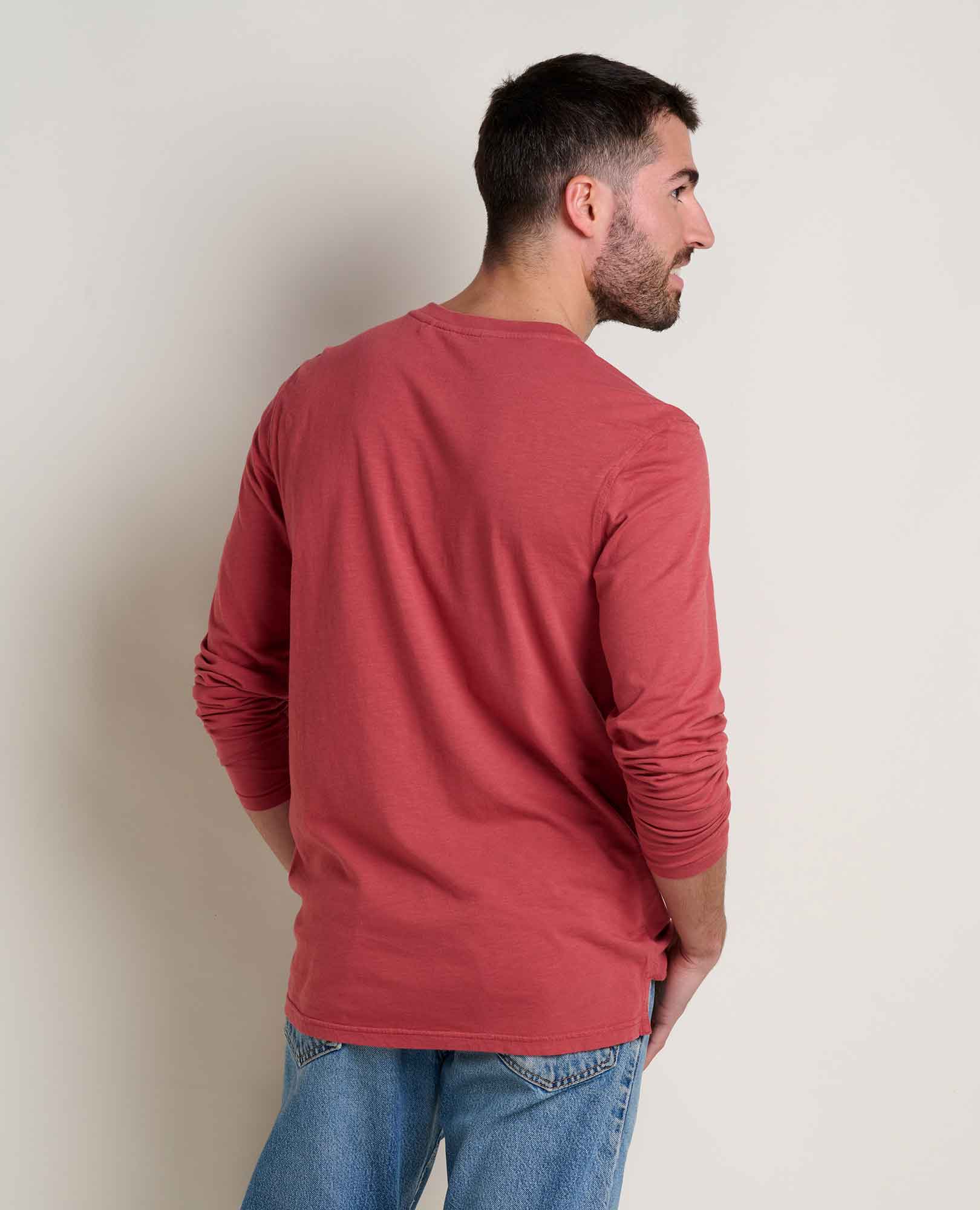 Men's Primo Long Sleeve Henley - Coyean