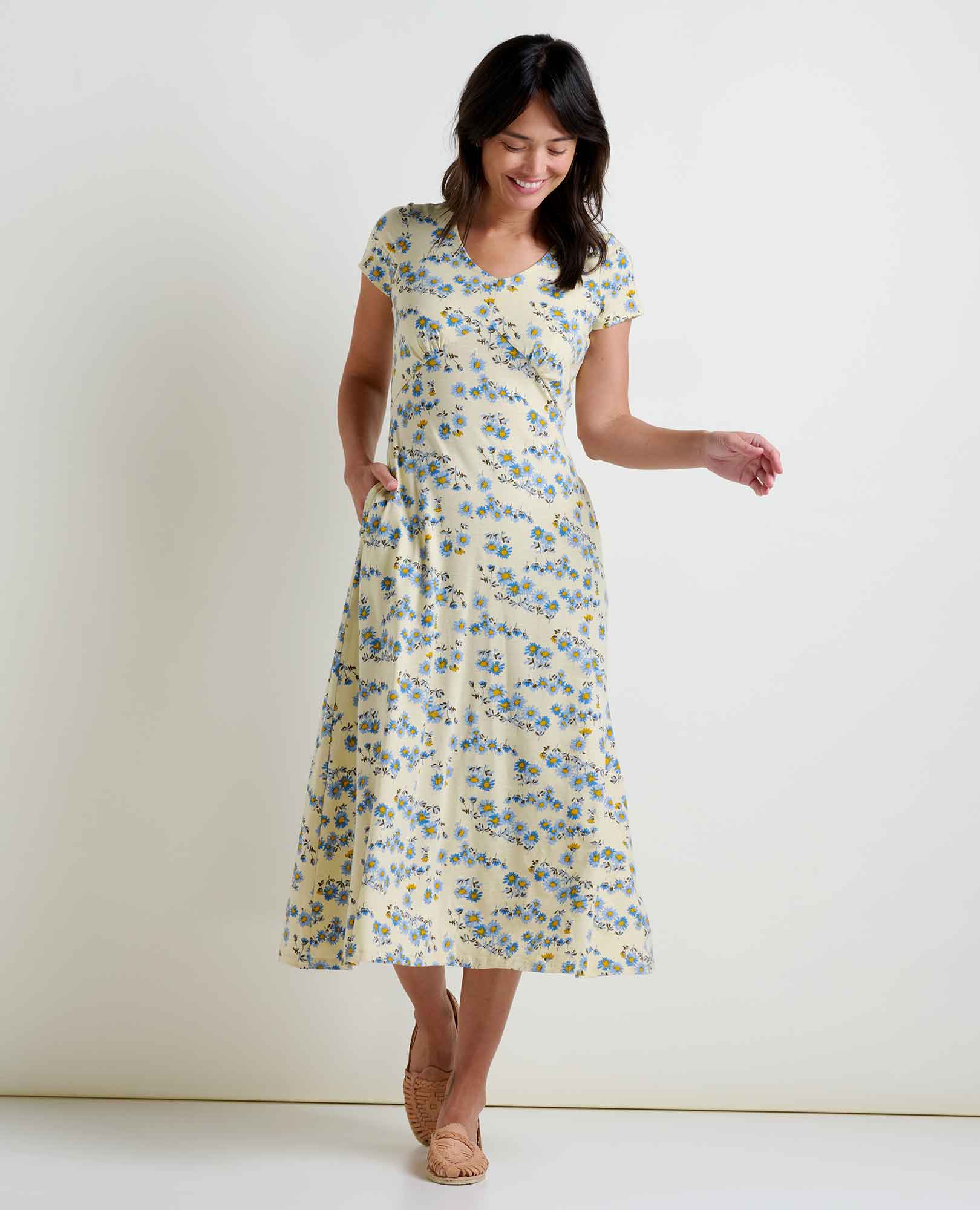 Rose Midi Dress - Coyean