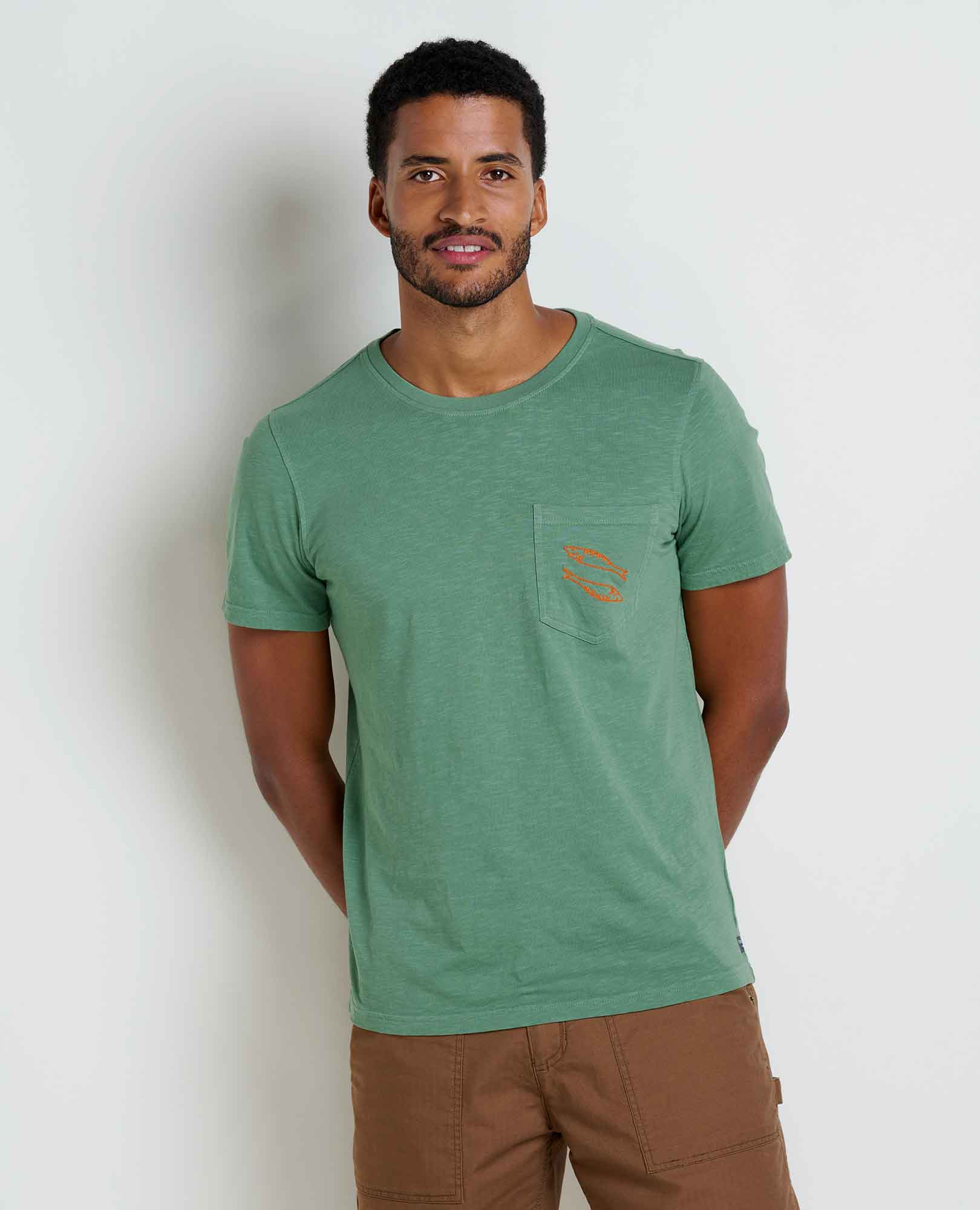 Men's Primo Embroidered Crew - Coyean