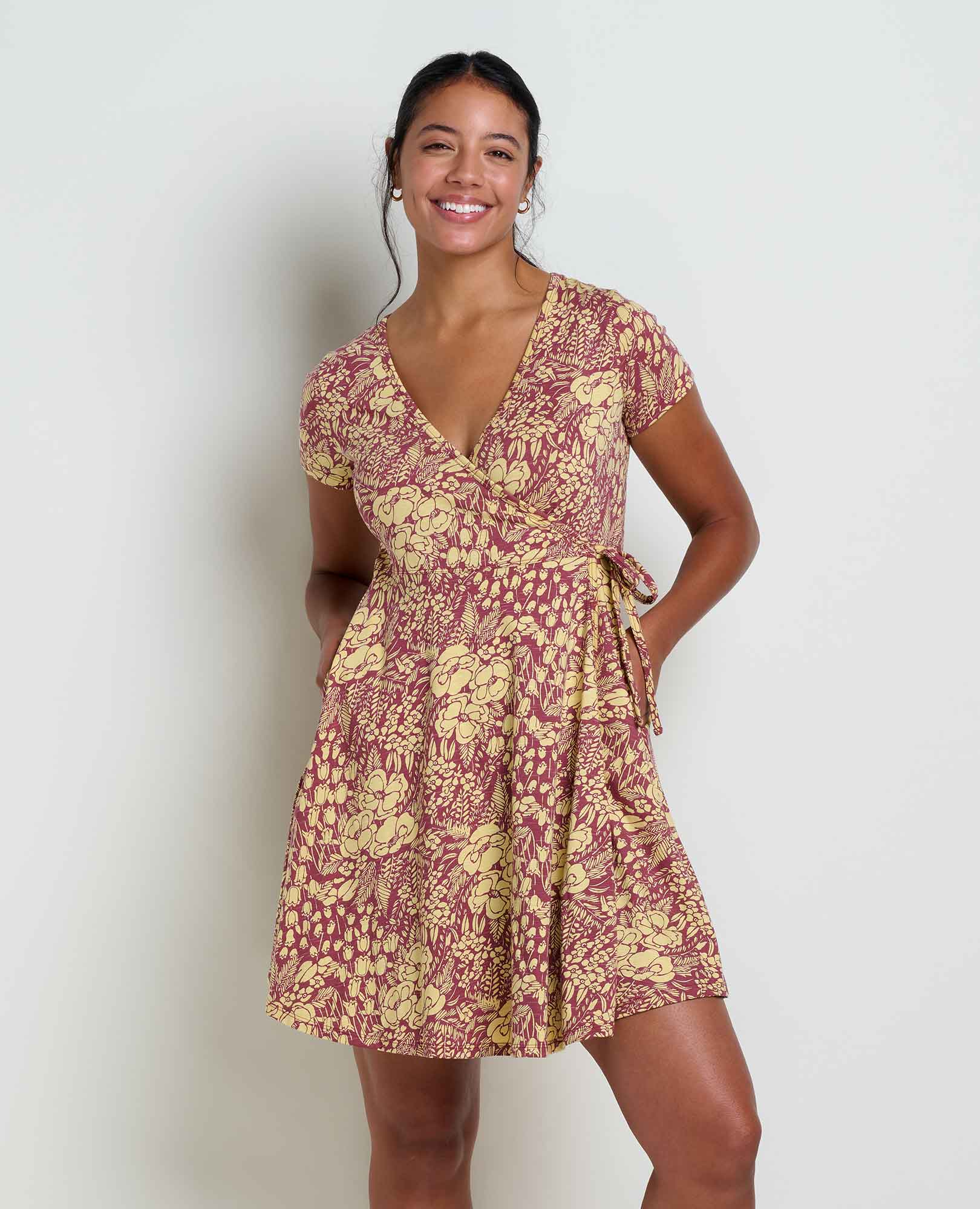 Freesia Wrap Dress - Coyean