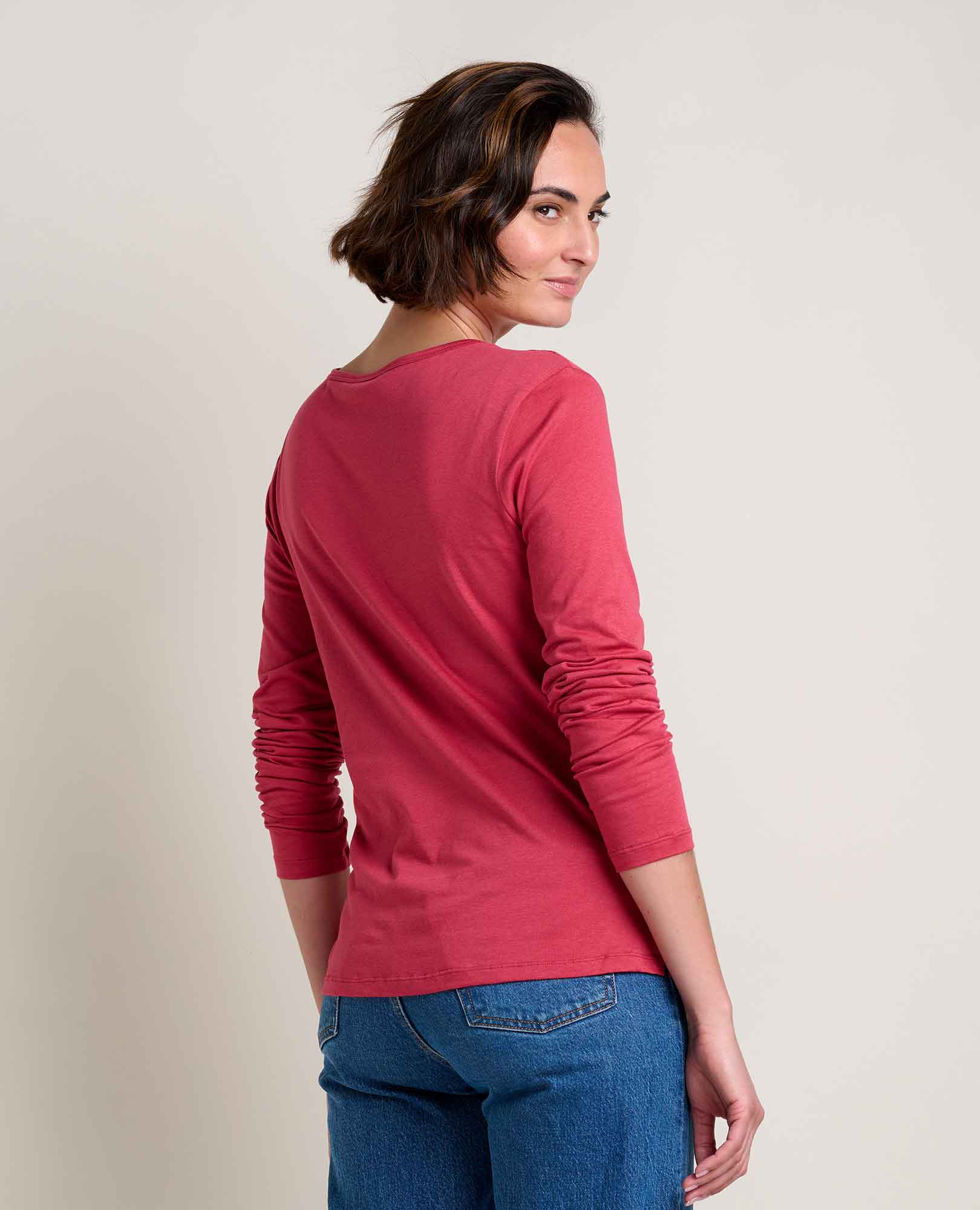 Rose Long Sleeve Tee - Coyean