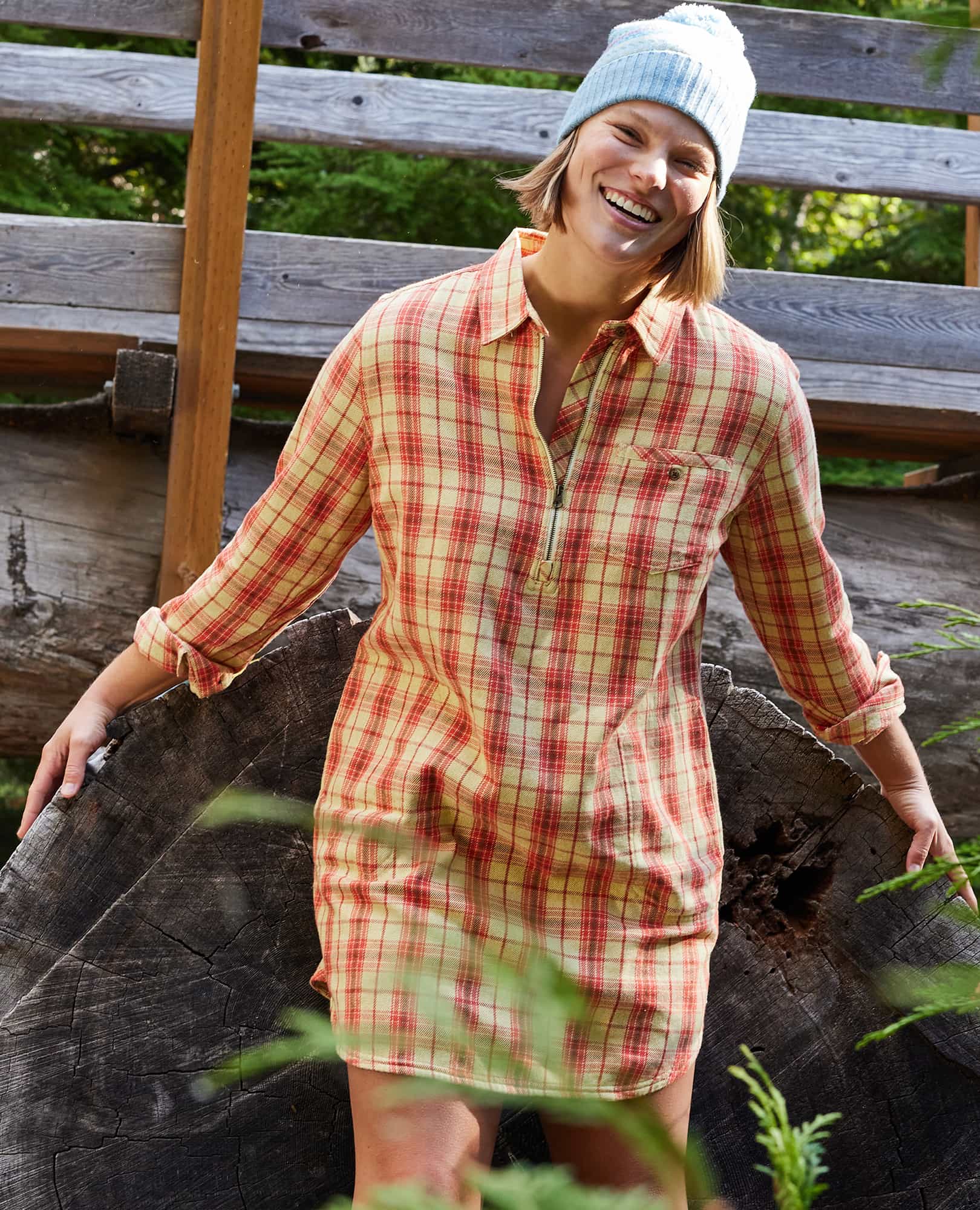 Bodie Quarter Zip Dress - Coyean