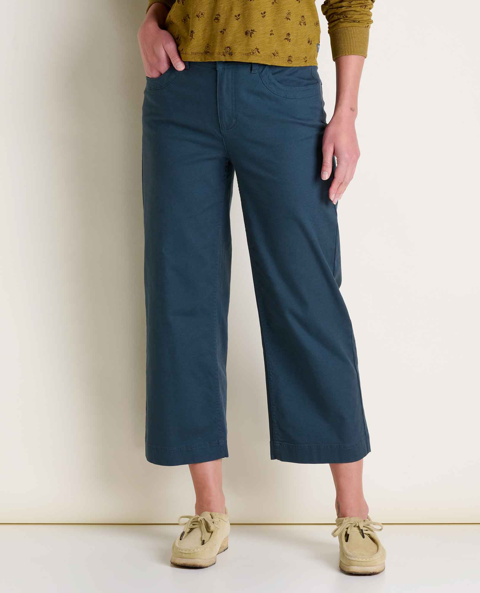 Earthworks Wide Leg Pant - Coyean
