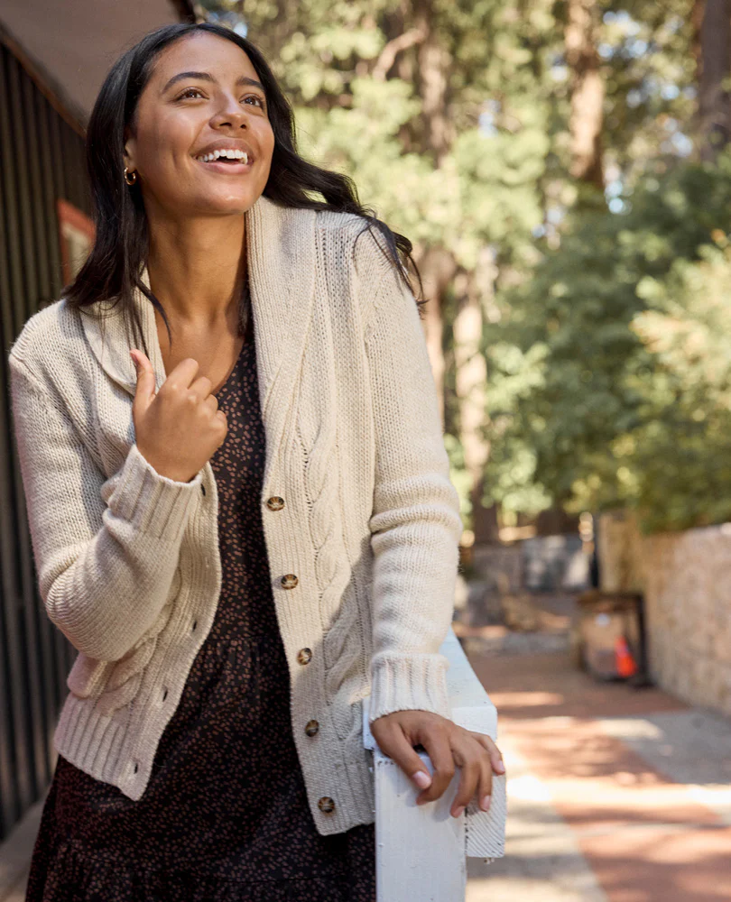 Ginn Cable Cardigan - Coyean