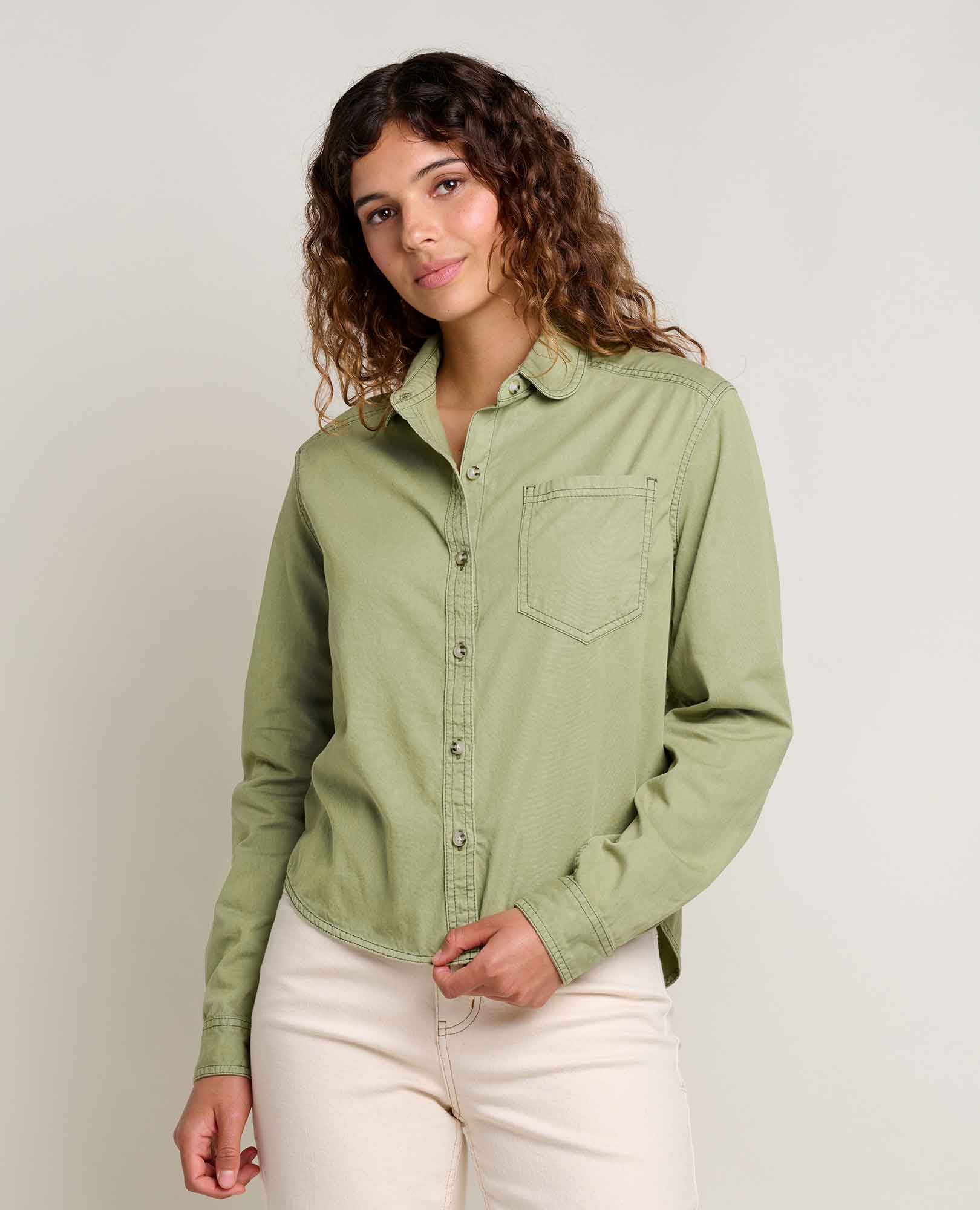 Arroyo Twill Boxy Shirt - Coyean