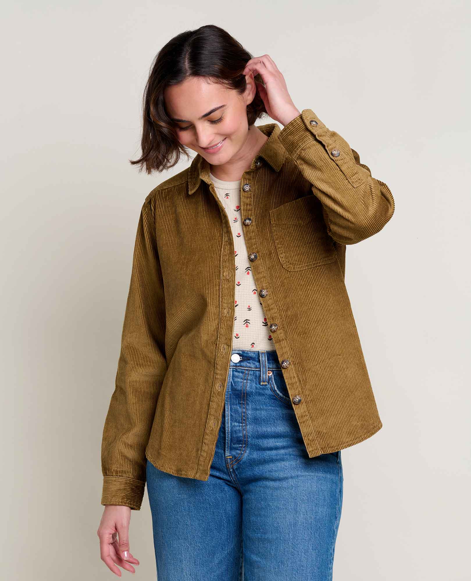 Women's Cascadia Cord Shirt - Coyean