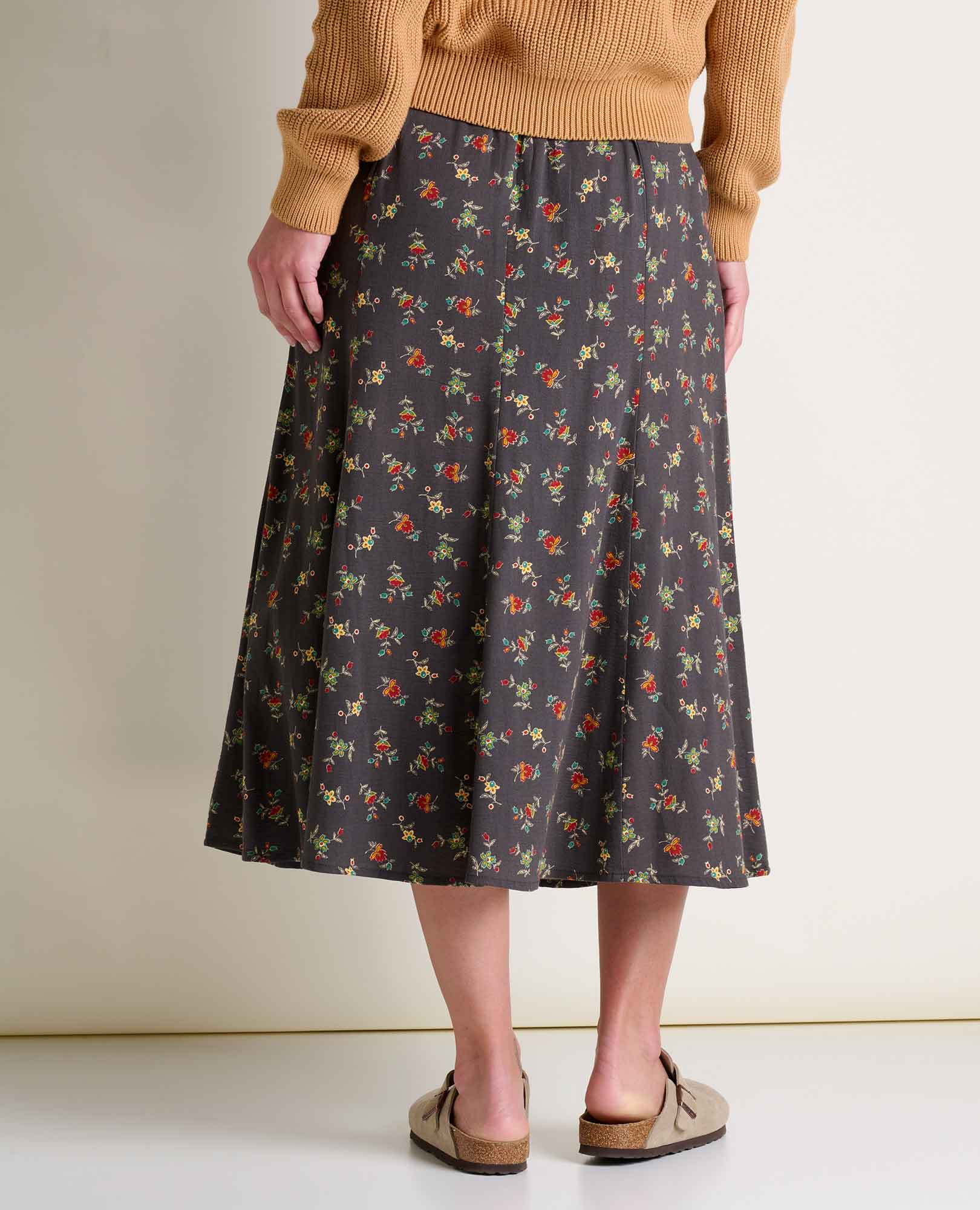 Manzana Paneled Midi Skirt - Coyean