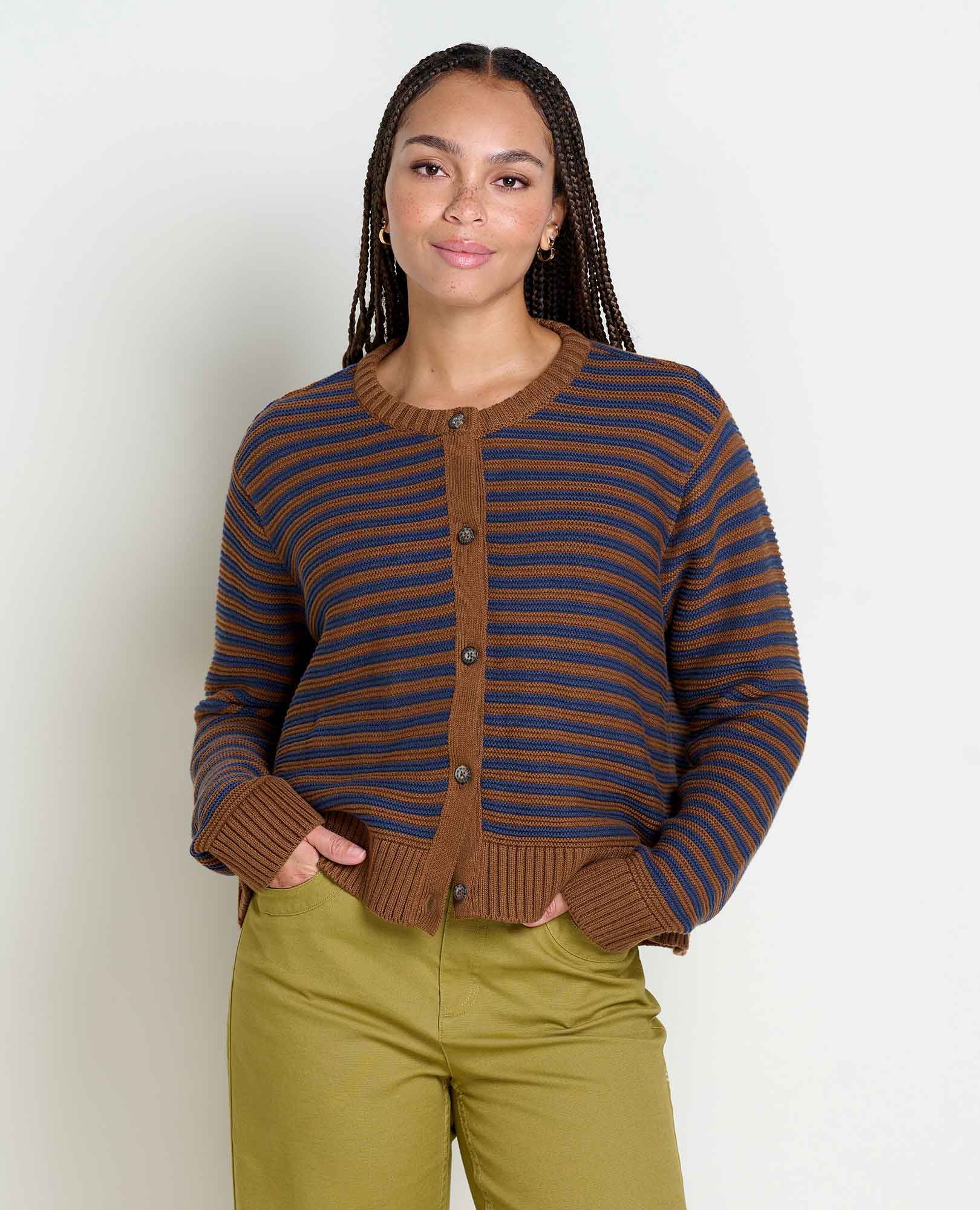 Bianca Crew Cardigan - Coyean