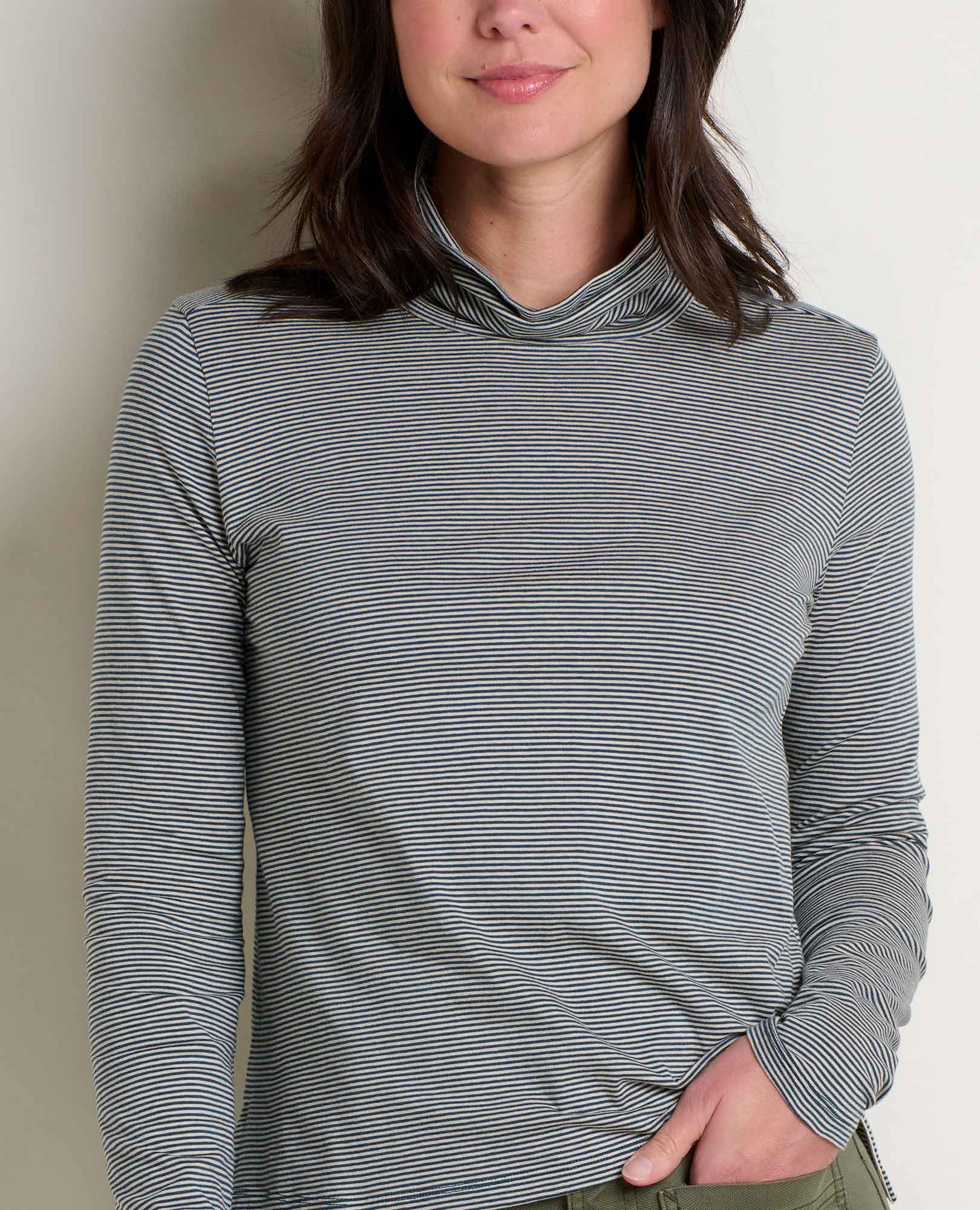Maisey Long Sleeve T-Neck - Coyean