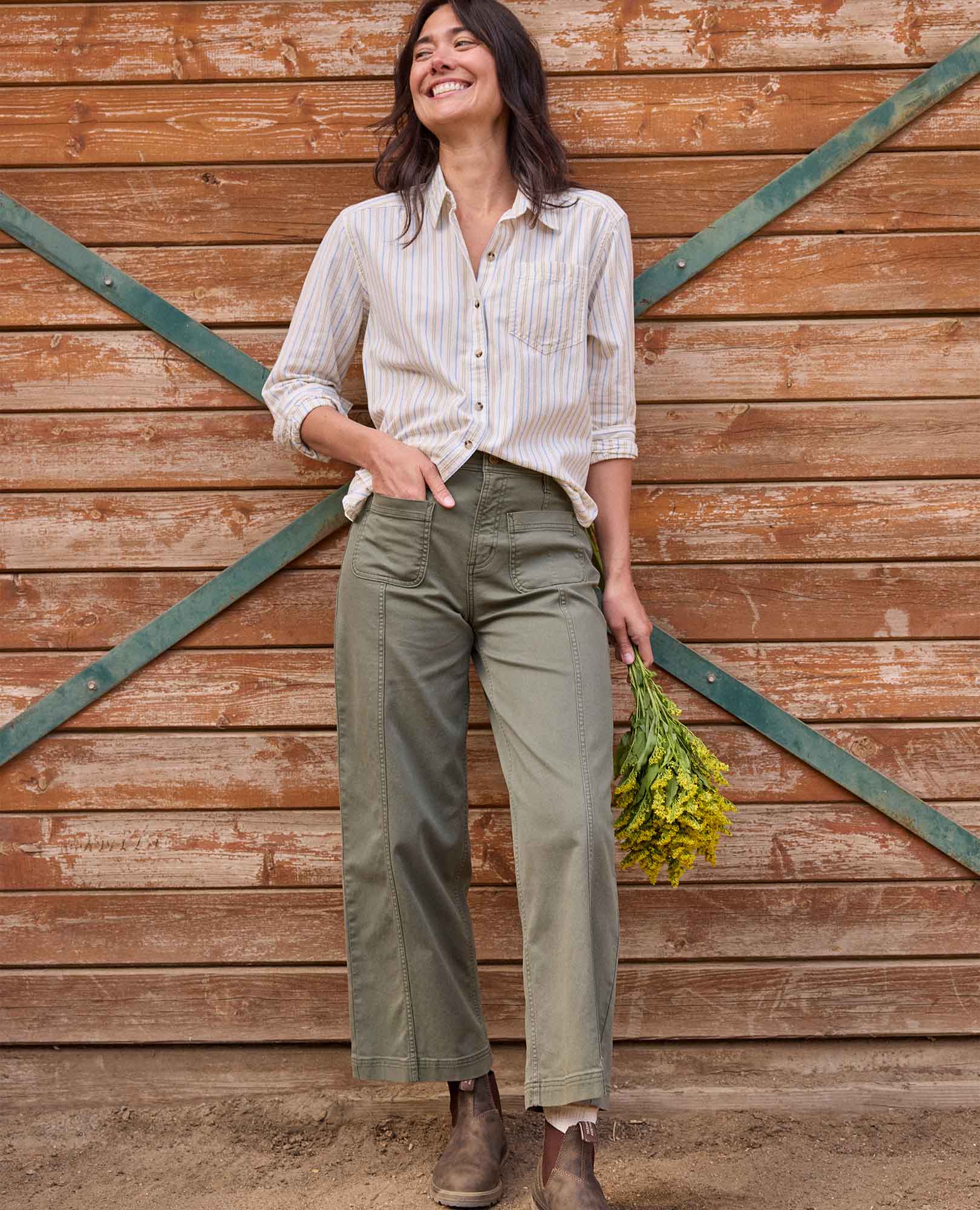 Women's Linden Canvas Pant - Coyean