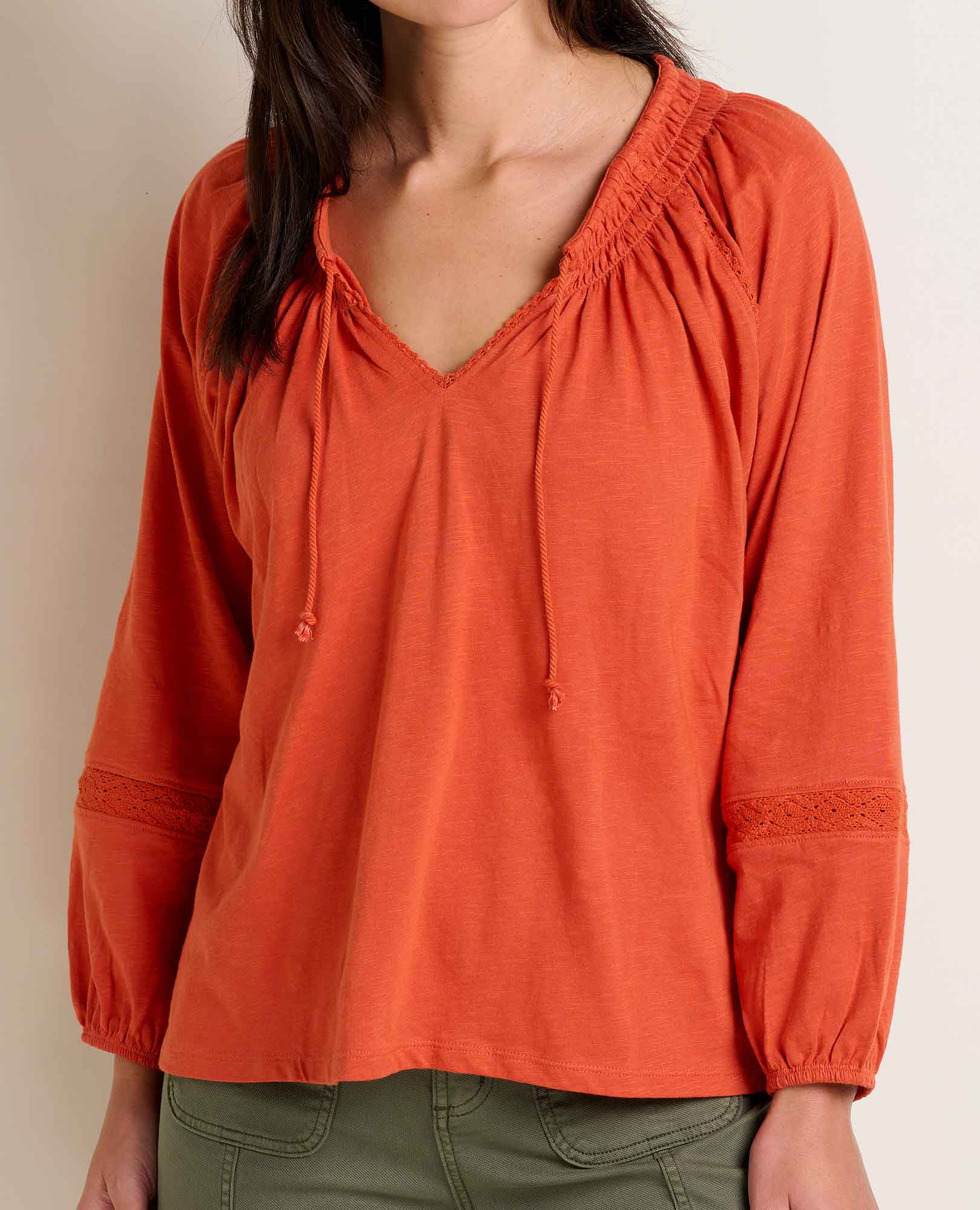 Women's Primo Peasant Top - Coyean