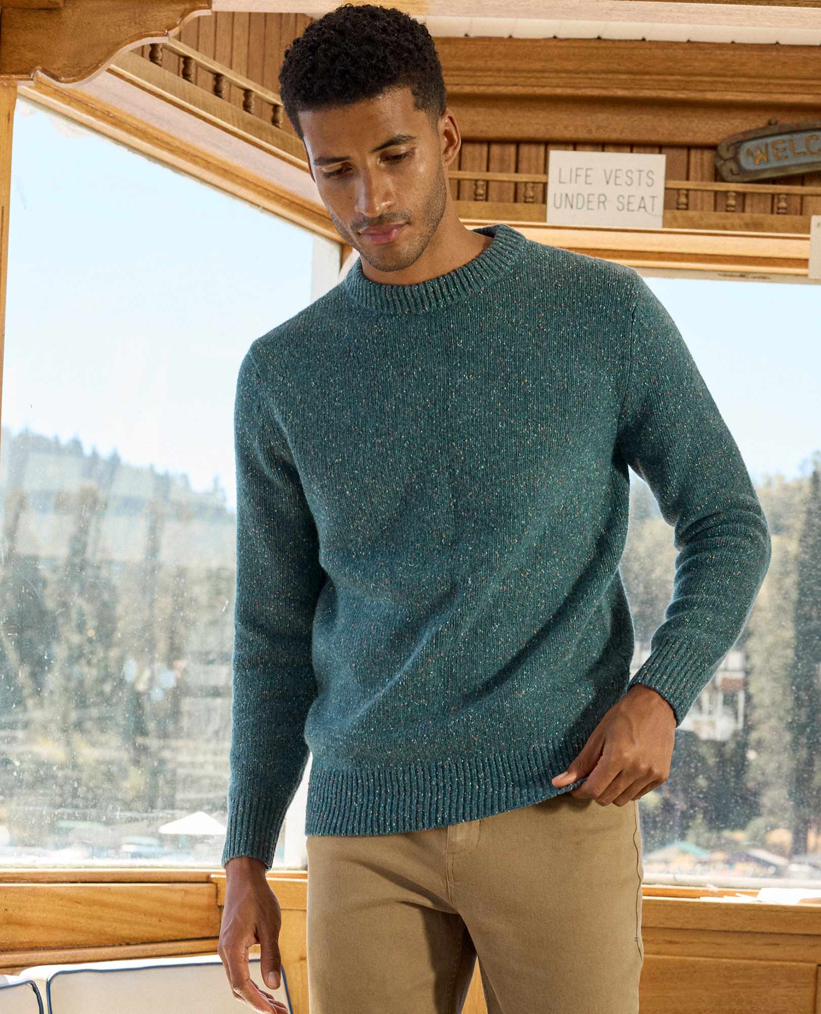 Men's Wilde Crew Sweater - Coyean