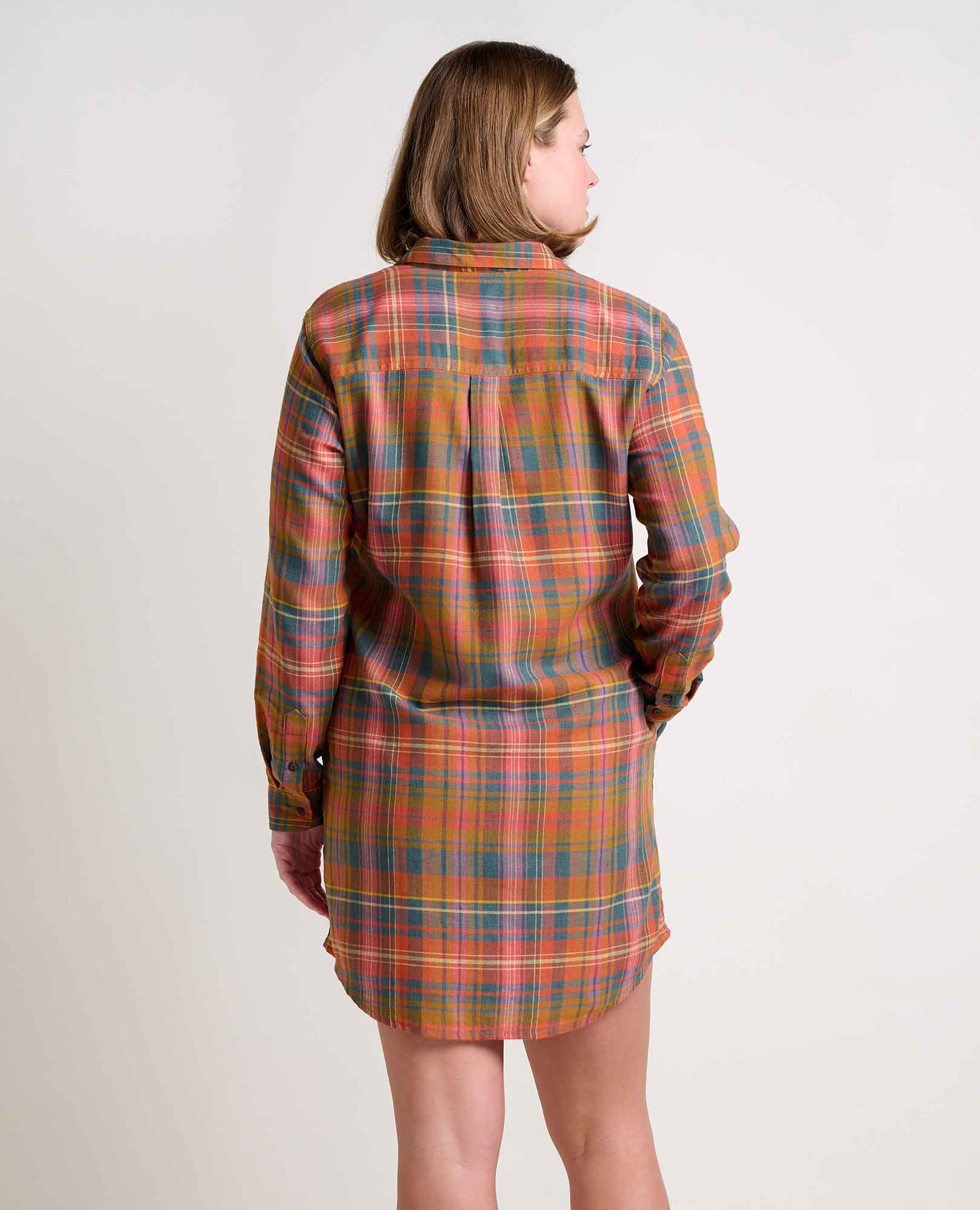Re-Form Flannel Shirtdress - Coyean