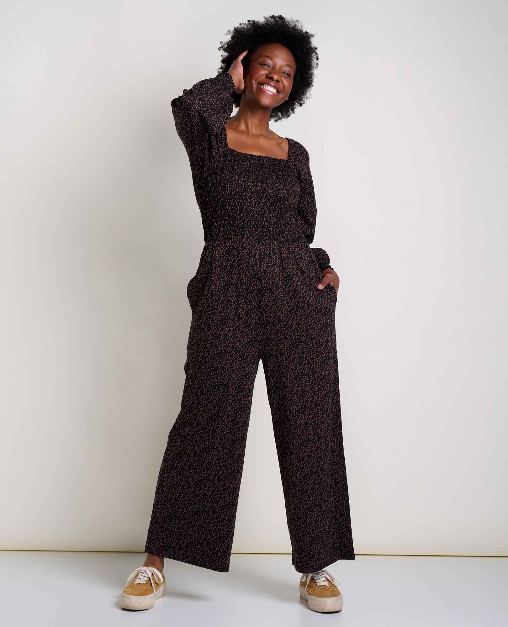 Gemina Long Sleeve Jumpsuit - Coyean