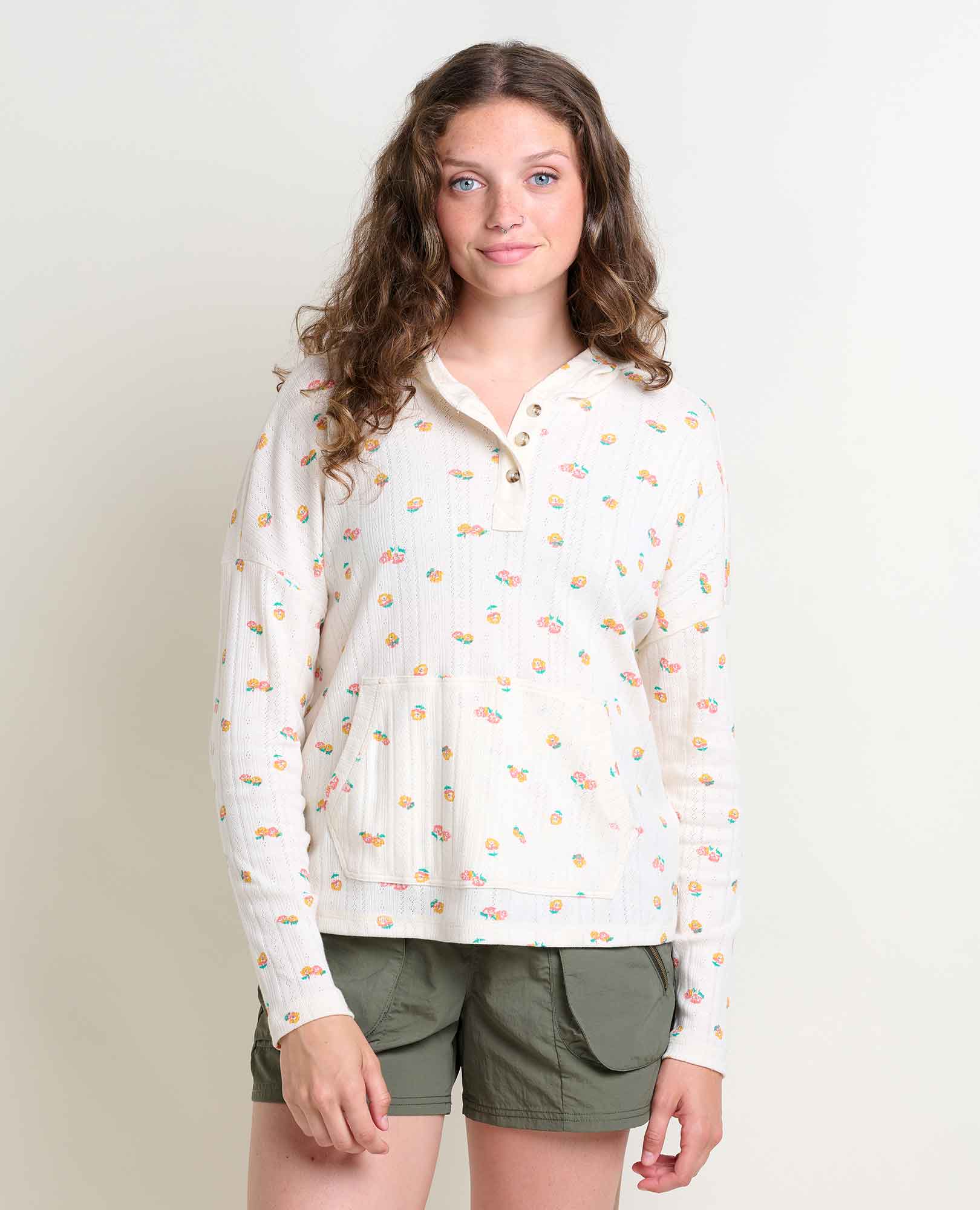 Foothill Pointelle Hoodie - Coyean