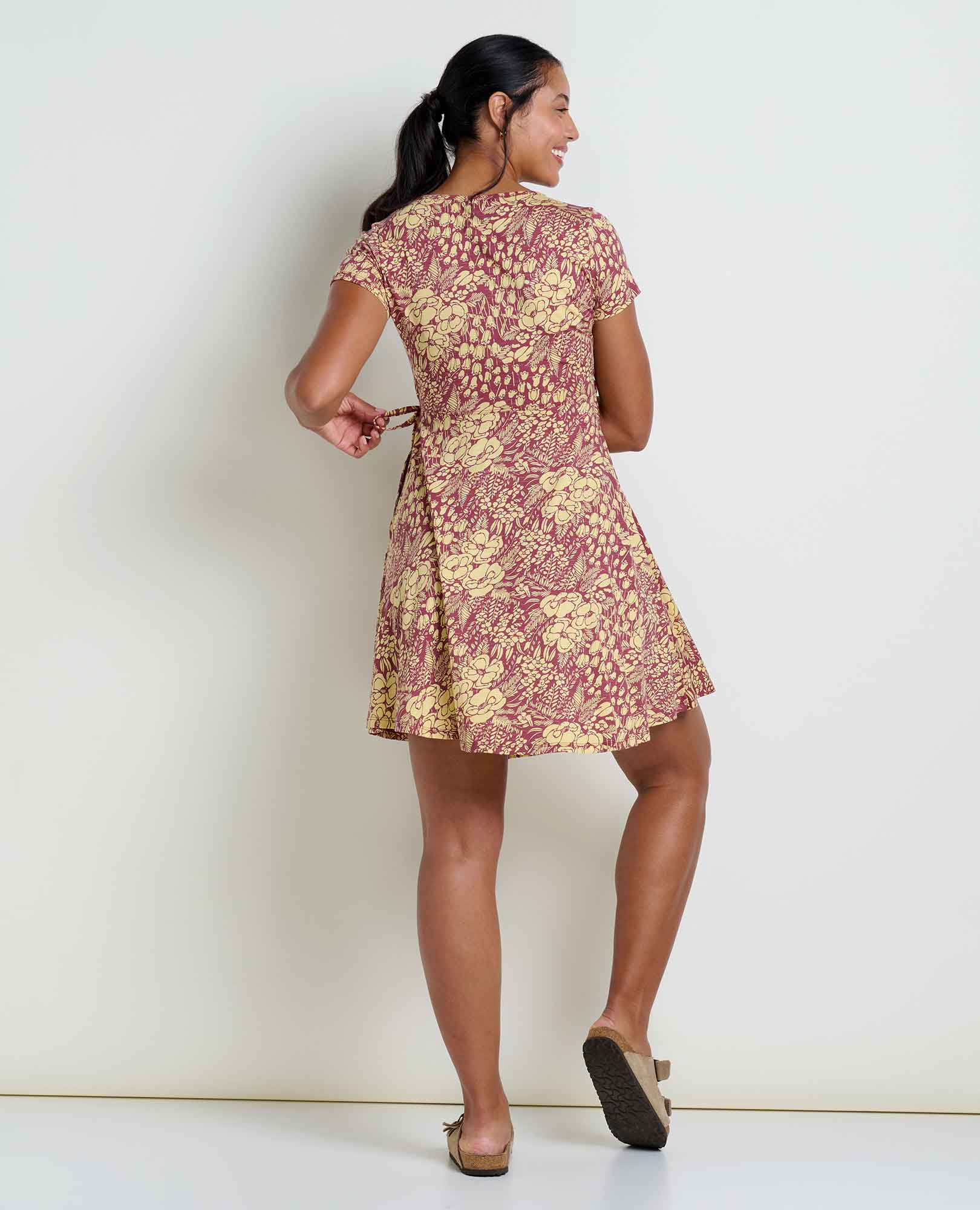 Freesia Wrap Dress - Coyean