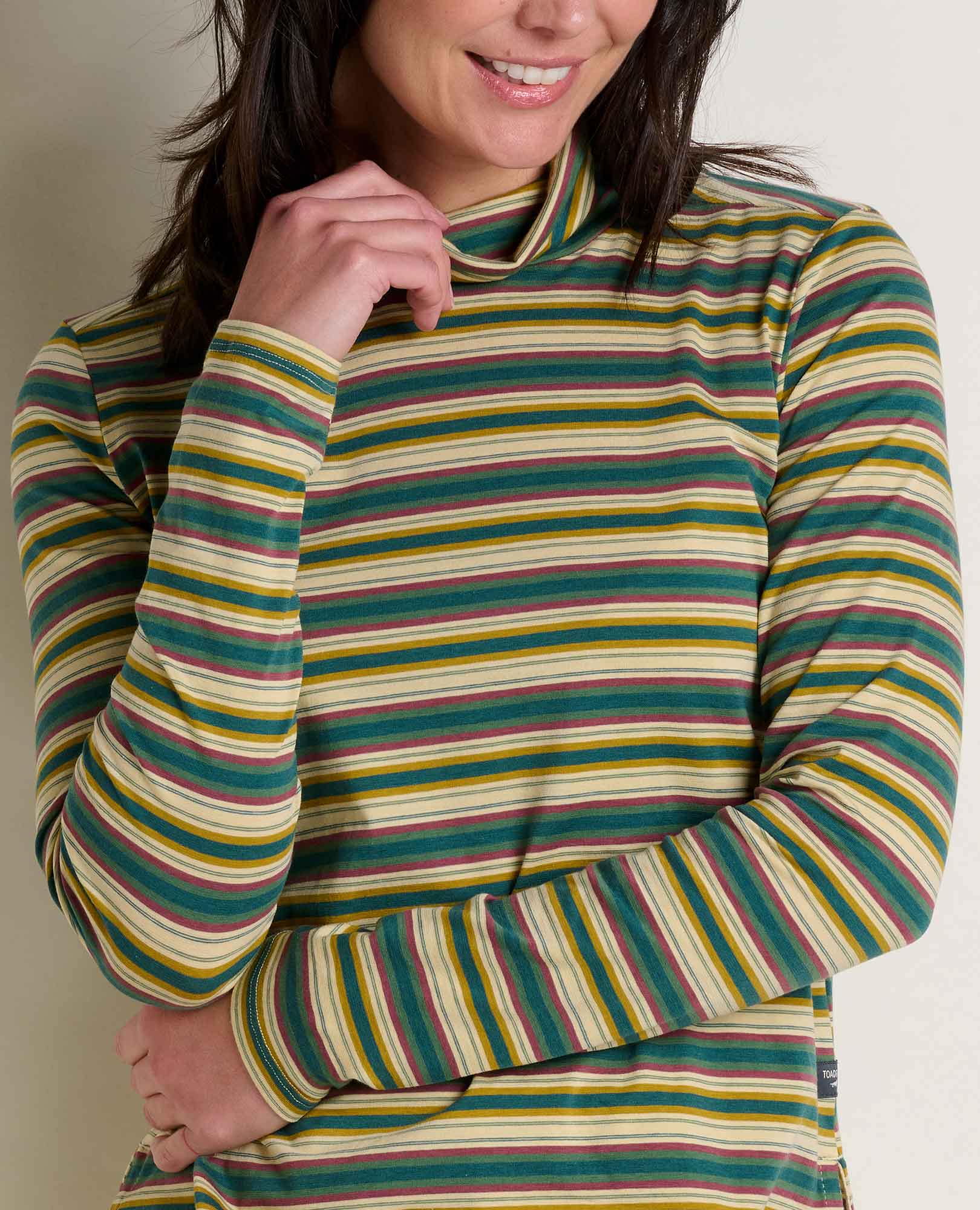 Maisey Long Sleeve T-Neck - Coyean