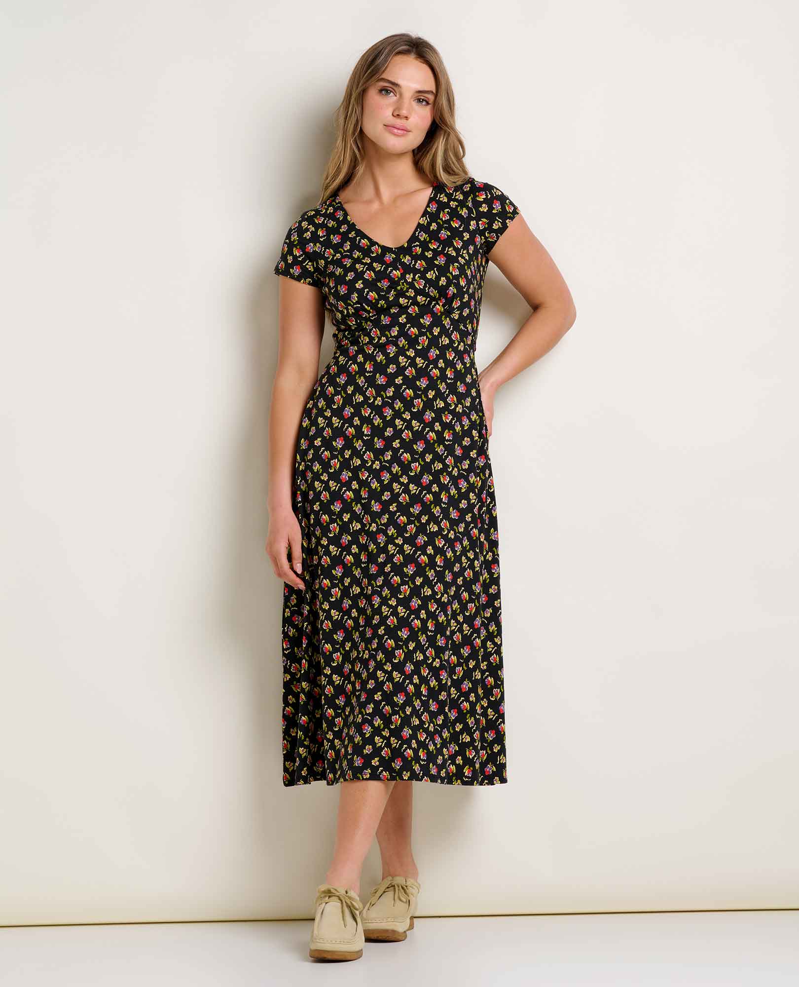 Rose Midi Dress - Coyean