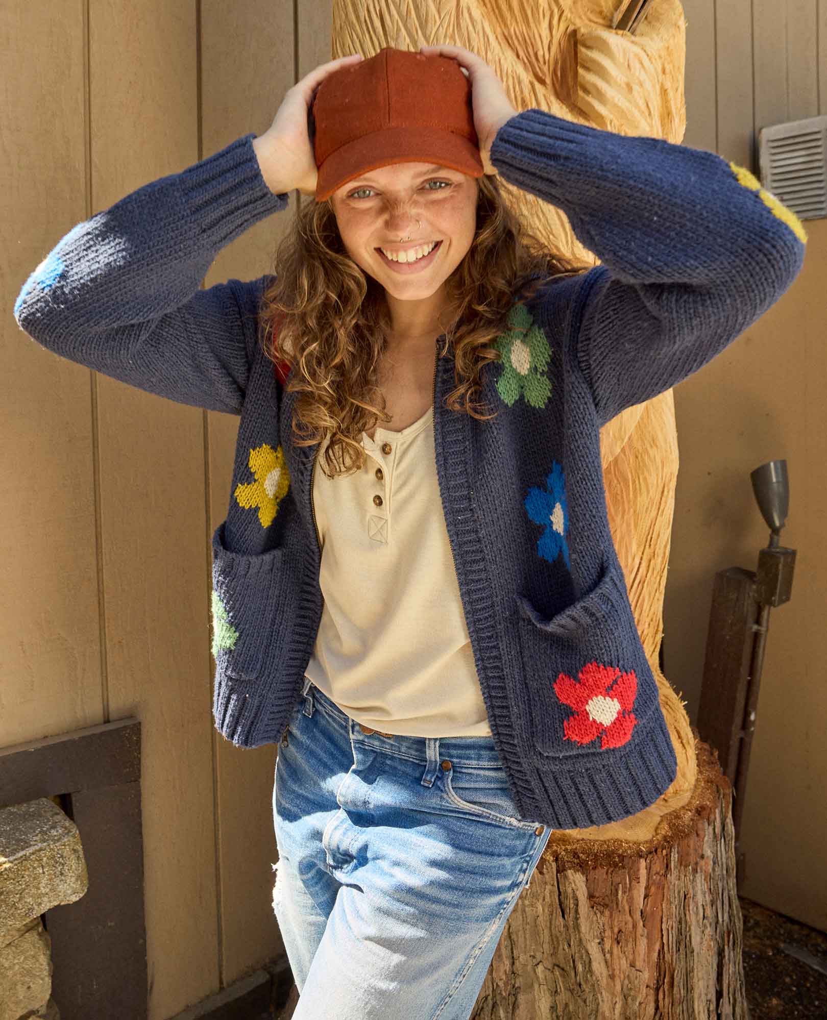 Nitsa Zip Cardigan - Coyean