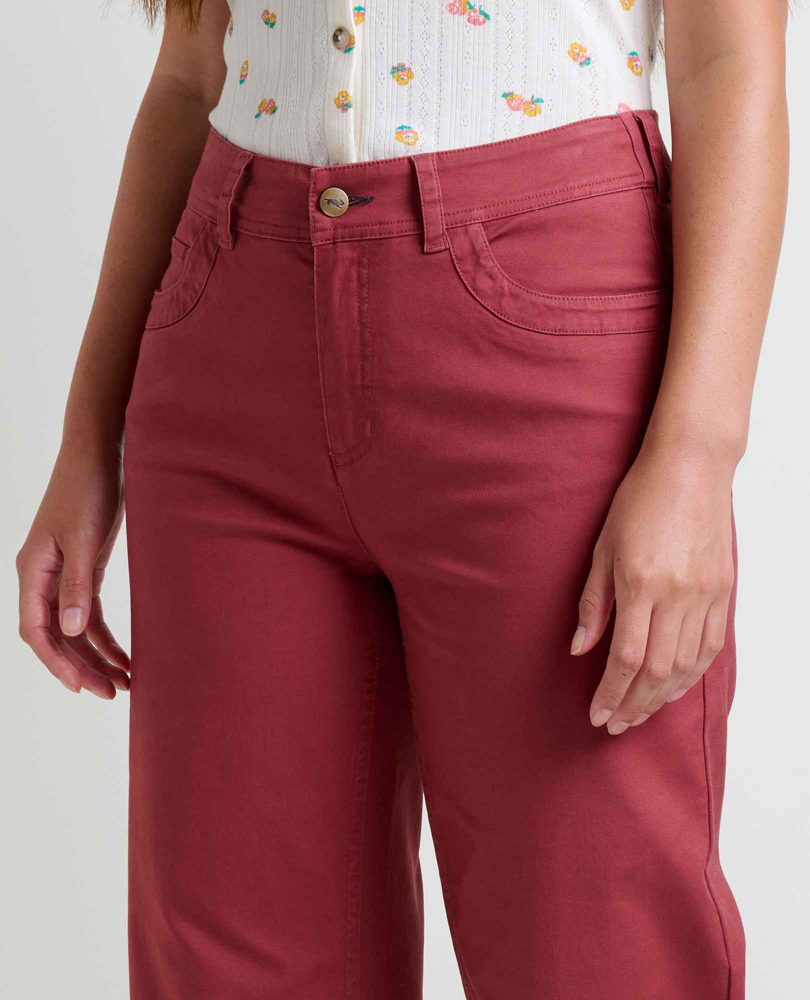 Earthworks Wide Leg Pant - Coyean